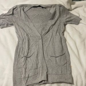 Grey cardigan